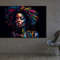 African Woman Wall Art, Beautiful African Woman Painting, African Woman Canvas Art, Colorful African Canvas, Home Gift, Room Decor 1.jpg