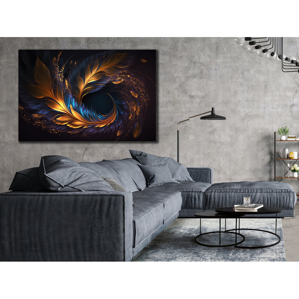 Colored Feathers Canvas,Feathers Canvas Art, Digital Art Print, Colorful Bright Wall Art, Abstract Print, Extra Large Wall Art, Modern Decor.jpg