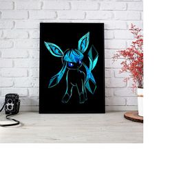 eeveelution poster-glaceon poster-sylveon poster-eevee poster-umbreon poster- eevee evolutions-pokemon gift-pokemon toys