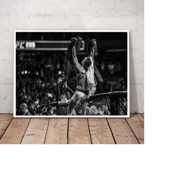 conor mcgregor poster canvas wall art picture for living room home decor (no frame)