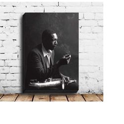 john coltrane music poster canvas wall art picture for living room home decor (no frame)