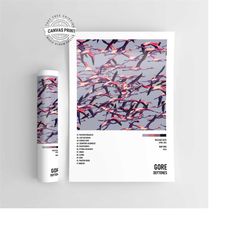 gore-deftones music album poster / high quality music cover print / a4 / a3 / a2 / a1