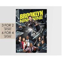 brooklyn nine-nine poster - tv movie poster art film print gift bnn004