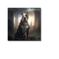 perfect bully dog picture, bully dog canvas wall art, bully dog canvas poster, bully dog wall painting, bully dog canvas