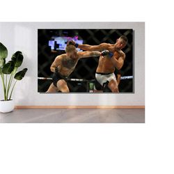conor mcgregor vs nick diaz painting, conor mcgregor vs nick diaz wall art, conor mcgregor vs nick diaz prints, conor mc