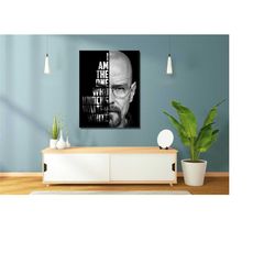 walter white canvas wall art,breaking bad tv show poster, breaking bad, movie poster, breaking bad gifts,walter white po