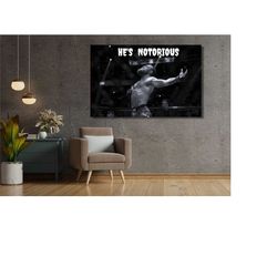 conor mcgregor canvas wall art,conor mcgregor poster,motivational wall art,conor mcgregor print,motivation art,ufc poste