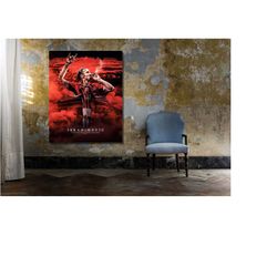 zlatan ibrahimovic ac milan canvas print, poster/ ac milan poster sports art, office, man cave, bedroom wall decor, spor