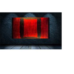 mark rothko horizontal reproduction canvas wall art, rothko print,mark rothko painting, mark rothko poster,luxury wall