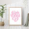 Girls Don't Cry Print Retro Groovy Girl Power Poster Pink Aesthetic Fashion Party Canvas Frame Printed Preppy Trendy Funky Bar Cart Wall Art 1.jpg