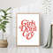 Girls Don't Cry Print Retro Groovy Girl Power Poster Red Aesthetic Fashion Party Canvas Framed Printed Preppy Trendy Funky Bar Cart Wall Art 1.jpg