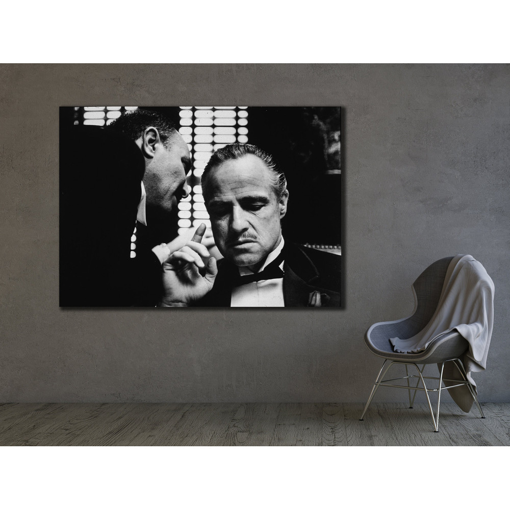 Gangsters Print On Canvas, Famous Gangster Wall Decor, Vito Corleone Canvas Painting, Office&Home Decor, Modern Wall Art.jpg