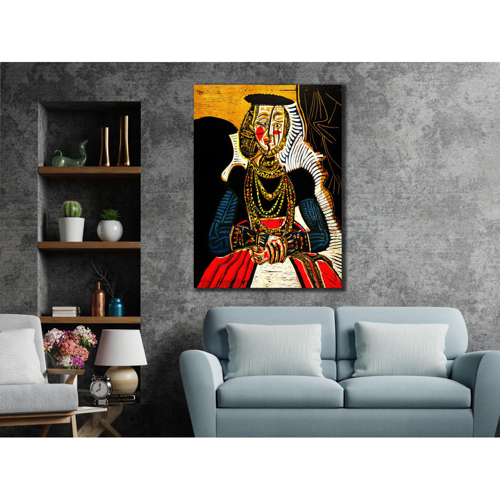 Portrait Of A Woman, Pablo Picasso Canvas, Surrealism Print Art, Picasso Art, Woman Abstract Poster, Room Decor, Home Gift.jpg