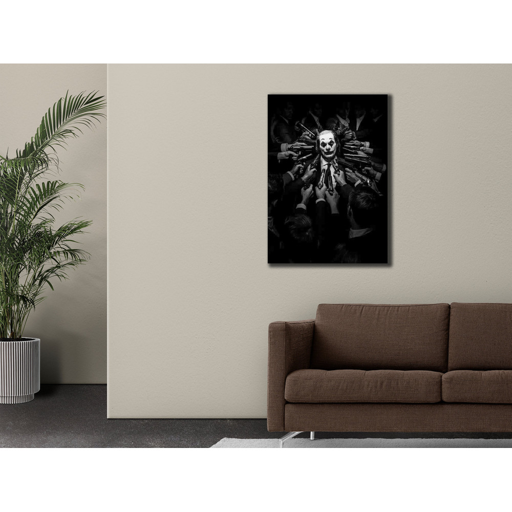 The Joker Wall Decor, Movie Poster, Joker Portrait Print on Canvas, Bedroom Decor Art, Modern Home Decor, Action Canvas Art, Wall Hanging.jpg