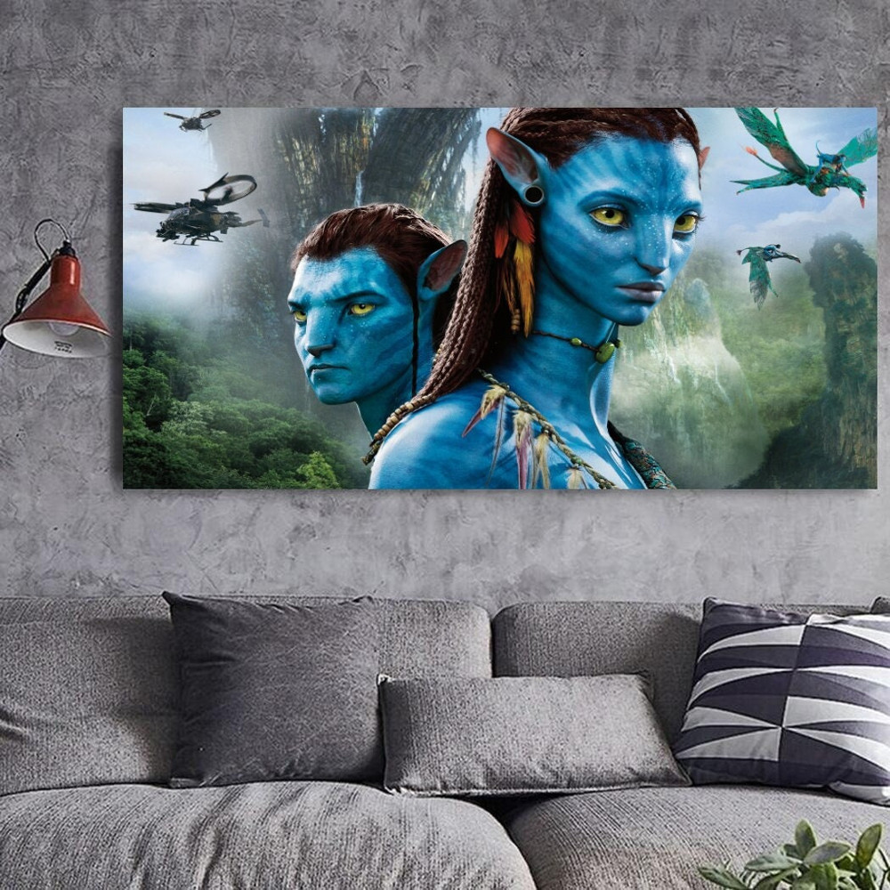 Avatar Canvas Wall Art,Avatar 2 (2022) Movie Poster Print,Movie Wall Decor,Kids Room Wall Art Decor,Game Room Art,Gift For Avatar Movie Fan.jpg
