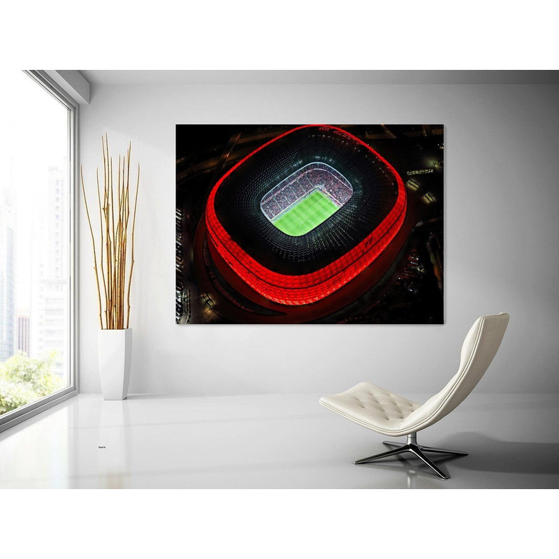 Bayern Stadium Canvas Wall Art, Bayern Stadium Poster, Bayern Munnich Stadium Football Stadium Poster, Gift Football Art.jpg