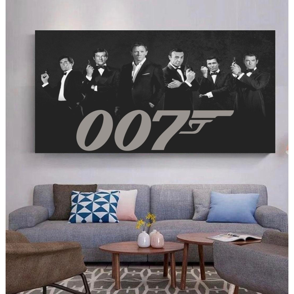 Bond Gift Poster, All Bonds, James Bond Print, James Bond Painting, James Bond Wall Art, James Bond, James Bond Canvas, James Bond Poste.jpg