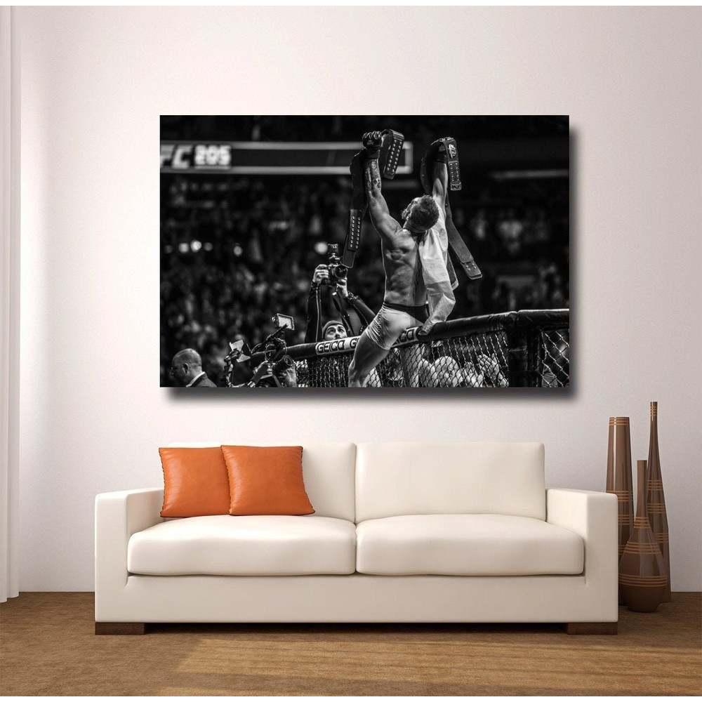 Conor McGregor Canvas Wall Art,Conor McGregor Poster,Conor McGregor Wall Decor,Motivation Art,Conor McGregor Print,Fitness Sports Room Decor.jpg