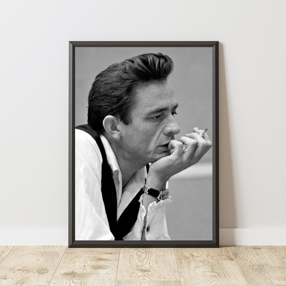 Johnny Cash Poster, Johnny Cash Print, Johnny Cash Wall Art, Music Wall Art, Music Poster, Music Print, Famous Singer Poster.jpg