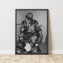 kobe bryant poster, kobe bryant print, kobe bryant wall art, basketball poster, basketball wall art, vintage nba poster,