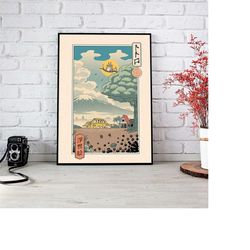 studio ghibli poster- exclusive collection-howl's moving castle poster-totoro poster-spirited away poster-studio ghibli