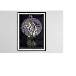 black sabbath poster, black sabbath print, home decor, wall decor, digital poster, download print, black sabbath rock po