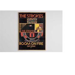 the strokes print, the strokes poster, music poster, vintage poster, digital print, the strokes art, famous poster, home