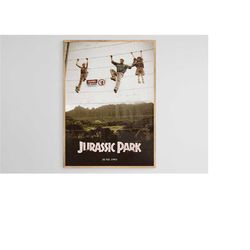 jurassic park poster, jurassic park print, jurassic park art, digital poster, download poster, home decor, wall decor, m