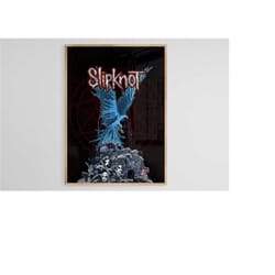 slipknot poster, music poster, music lovers , home decor , digital poster, wall decor, famous wall art, vintage poster,