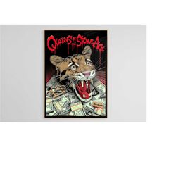 queens of the stone age poster, queens of the stone age print, download poster, digital print, home decor, vintage poste