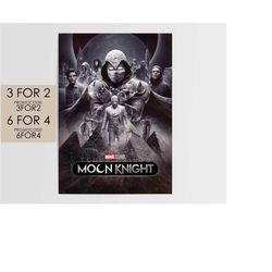 moon knight poster - tv movie poster art film print gift mk001