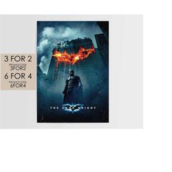 the dark knight 2008 poster - dc movie poster art film print gift dk001