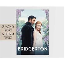 bridgerton poster - tv movie poster art film print gift  b002