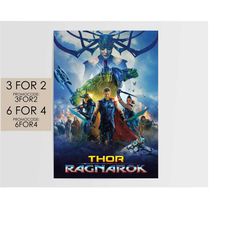 thor: ragnarok 2017 poster - marvel movie poster art film print gift tr003