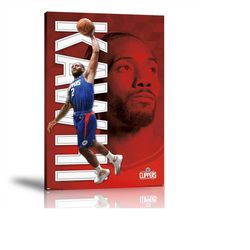 kawhi leonard poster, nba, nba sports print, sports player print, framed art print , wall art, home decor, canvas print