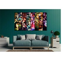 resident evil ready to hang canvas wall art,poster,print,monster wall art,resident evil canvas print art,game room decor