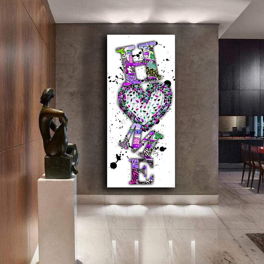HOME written canvas painting, home graffiti art, home writing art, graffiti writing wall art, home written graffiti wall art 1.jpg