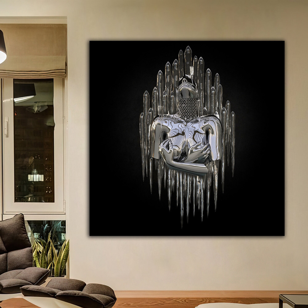 Hugging couples glitter embroidered canvas painting,bedroom canvas painting.jpg