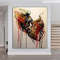 Kissing canvas painting, lips painting, love couples canvas painting, valentine gift painting.jpg