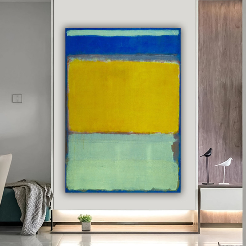 Mark Rothko mix Canvas Art Reproduction, Rothko wall art, Abstract Canvas Wall Art, yellow Abstract Painting, Minimalism art.jpg