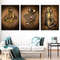 Meditation, hug, red heart canvas painting set, love couples canvas with bronze glitter texture, 3 d effect wall decor.jpg