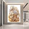 White horse canvas painting, horse wall decor, white horse wall art, animal painting.jpg
