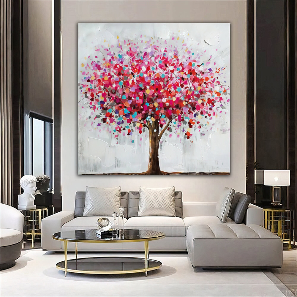 wood embroidered canvas painting, yellow wood canvas painting, paint textured canvas painting.jpg