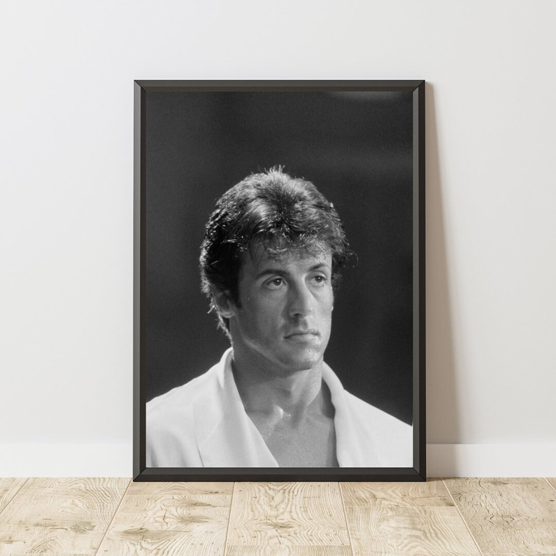 Sylvester Stallone Poster, Sylvester Stallone Print, Sylvester Stallone Wall Art, Classic Movie Poster, Cinema Wall Art, Famous Actor Poster.jpg
