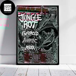 jungle rot united we rot tour 2023 line up fan gifts home decor poster canvas