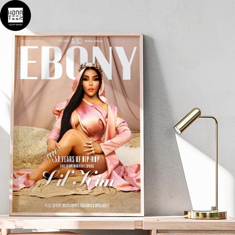 Lil Kim 50 Years Of Hip-Hop Ebony Magazine Fall 2023 Special Edition Home Decor Poser Canvas.jpg