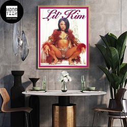 lil kim squat poster canvas