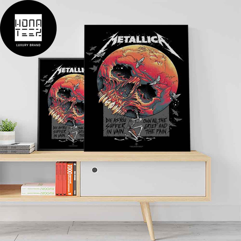 Metallica Atlas Rise Die As You Suffer In Vain Fan Gifts Home Decor Poster Canvas.jpg