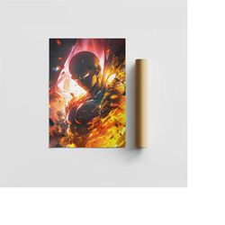 anime poster, wall art, anime wall art for kids room, decor wall collage, gifts, christmas poster, christmas gift