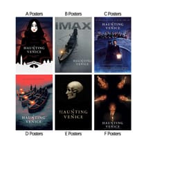 a haunting in venice movie poster 2023 film, room decor, home decor, art poster for gift